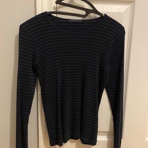 Brandy melville navy striped longsleeve